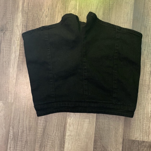 Retro black high waisted shorts - Picture 4 of 4